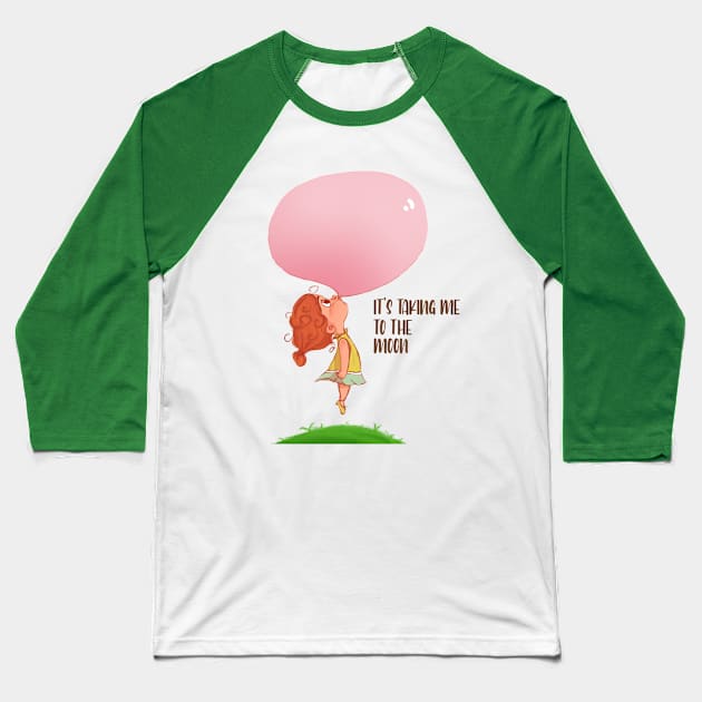 balloon Baseball T-Shirt by art.story_emily